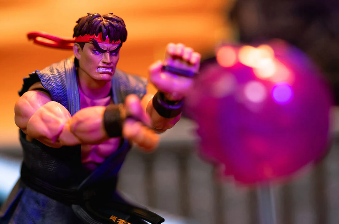 Ultra Street Fighter II Evil Ryu 1/12 Scale Action Figure Deluxe Set (Exclusive) - Image 9
