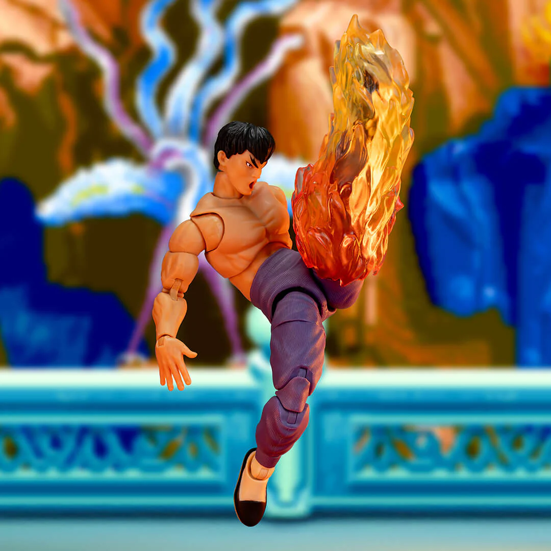 Ultra Street Fighter II Fei Long 1/12 Scale Action Figure Deluxe Player 2 (Exclusive) - Image 8