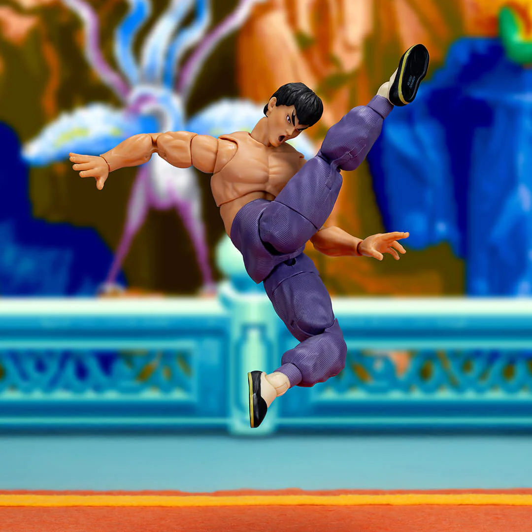 Ultra Street Fighter II Fei Long 1/12 Scale Action Figure Deluxe Player 2 (Exclusive) - Image 9