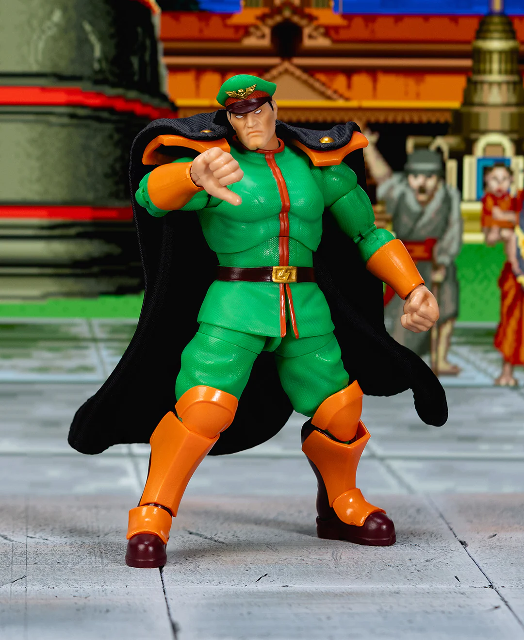 Ultra Street Fighter II M. Bison 1/12 Scale Action Figure Deluxe Player 2 (Exclusive) - Image 4