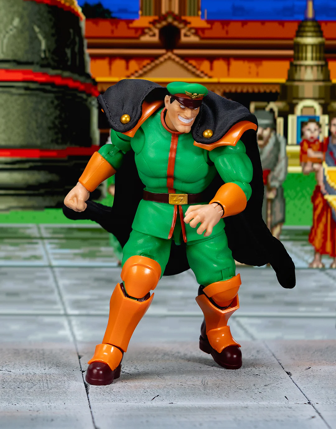 Ultra Street Fighter II M. Bison 1/12 Scale Action Figure Deluxe Player 2 (Exclusive) - Image 5